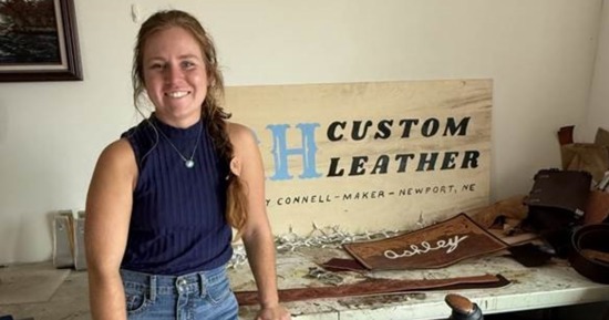 NCTA Alumna Turns Passion for Leathercraft into Thriving Business