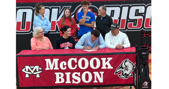 McCook Golfer Trenton Raile Signs with MCC