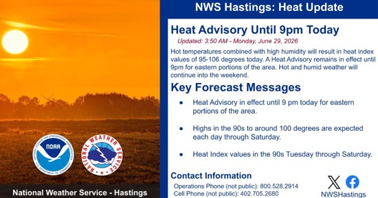Hot Weather Continues