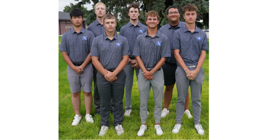 (From left) Louis Yin, Joackym Mahy, Jeb Kastens, Xander Sellman, Braiden Portie, Jalen Collicott, Cole Graham
