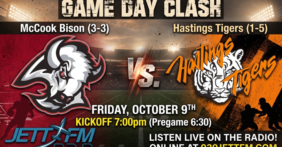 2026-10-09T18:30|Hastings Vs McCook High School|HS Football|KSWN