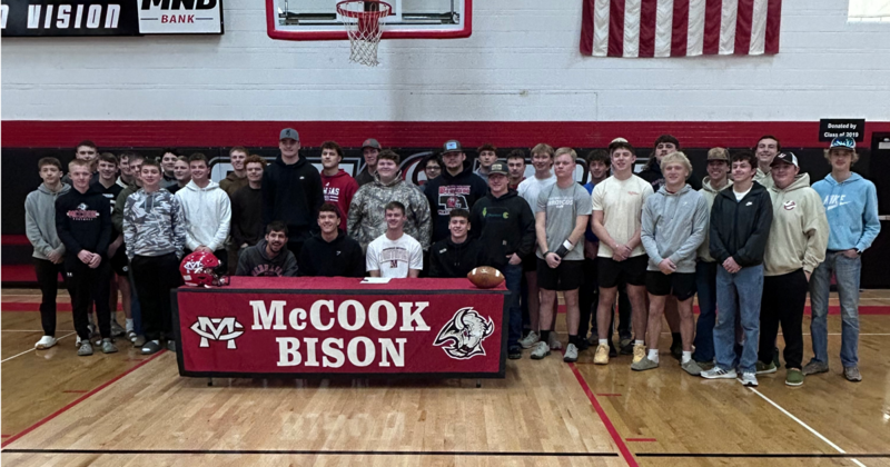 McCook High Football Standout Miles Pollman Signs With Morningside